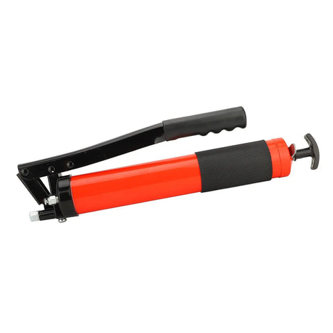 Double Rod Grease Tool with Aluminum Alloy Head for Equipment and Vehicles, Beefy High Pressure Manual Grease Gun, 600cc Capacity, Up to 14000 PSI