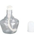 Glass alcohol lamp with wick and cap from Durable Chemistry Lab Kit With Beaker Set For Students Classroom Demonstrations And Heating Experiments