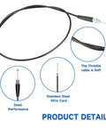 Throttle Cable For Predator 212cc 200cc 196cc Mini Bike Engines And Coleman CT200U MB165 MB200 Heat Warrior details image