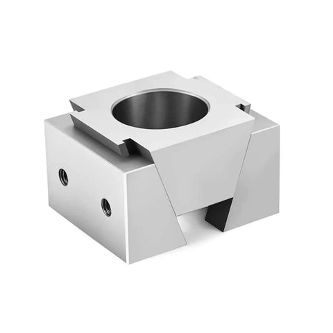 Shop Ready CNC Wedge Vise For Quick Dial In Setups And Rock Solid Clamping On Multi Station Mills heavy duty aluminum block
