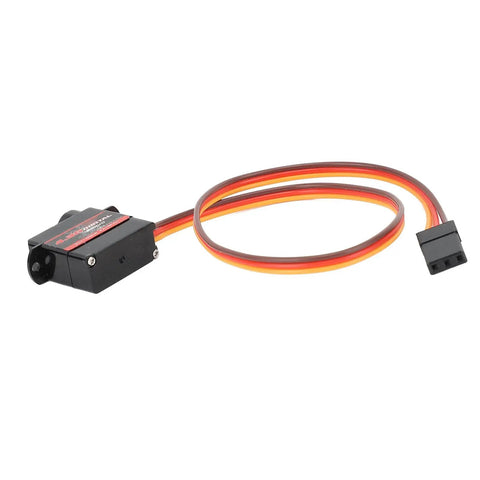 Pro Level High Torsion Digital RC Servo Motor With Top Tier Metal Gears For Hella Precise Control On RC Cars Boats Helicopters And Robots Built Like A Brick House, compact design with wire connectors.