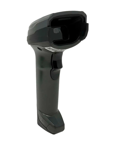 Wireless Barcode Scanner For 2D 1D And QR Codes With 330 Foot Range And All Day 2500mAh Battery Bluetooth To Cradle Or Direct On Android Windows iOS Cradle Included Renewed Value, side view
