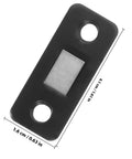 Magnetic Door Catches Set Black Stainless Steel 12 Pack Lightweight Heavy Duty Cabinet Latches dimensions view