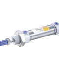 Heavy Duty Stainless Steel Mini Pneumatic Air Cylinder 32mm Bore 600mm Stroke Double Acting Smooth Operator Actuator, close-up view.