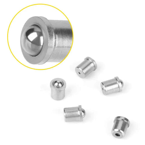 Close-up of Badass 20 Pack Spring Ball Plungers Forged From Tough 304 Stainless Steel For Rock Solid Positioning 4Mm X 5Mm