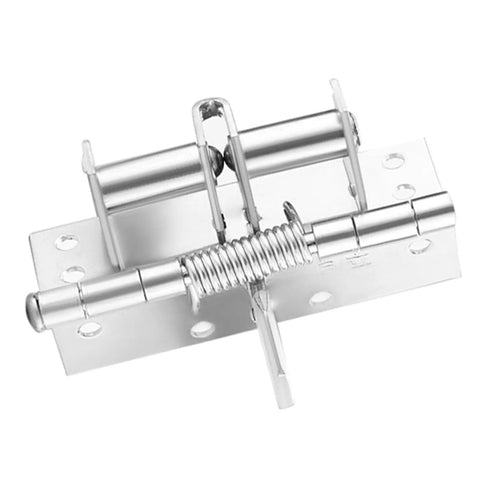 Self Closing Door Hinges 4 Inch With Spring, Easy Install Concealed Hinges For Interior Doors, 90 Degree Positioning Stop