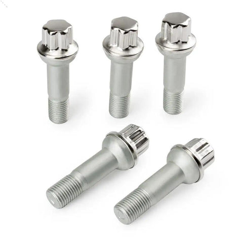 Upgrade Your Ride With A Cool 5X Chrome Wheel Lug Bolt Kit For Mers Des Benz W220 W204 And More To Rock Those Wheels Hard