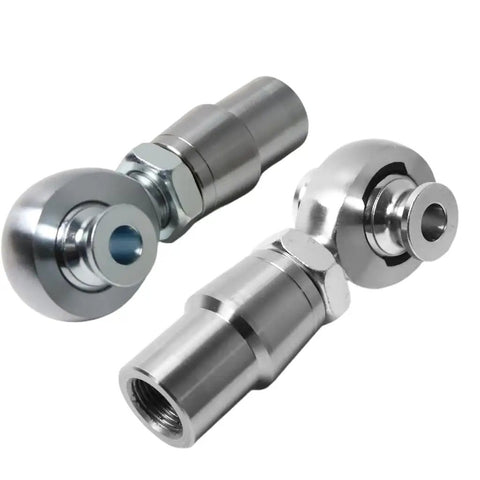Heavy Duty 7/8 Inch Heim Joint Rod End Kit With 0.875 Threads for suspension linkages, showing chromoly rod ends.