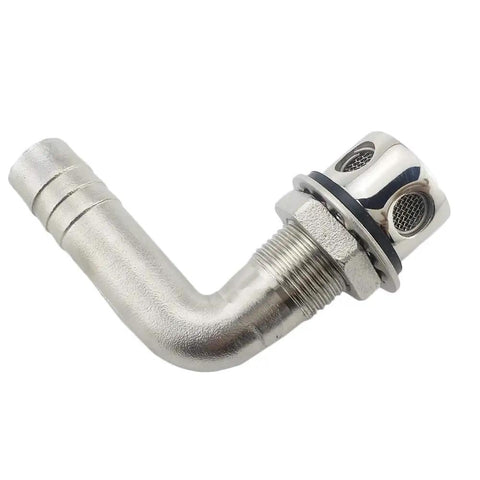 316 Stainless Steel Marine Grade Boat Fuel Vent Universal 90 Degree Flush Mount Fuel Gas Tank Vent For Five Eighth Inch Hose
