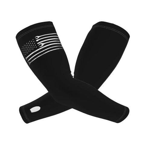 Ultra Light Ice Silk Cooling Arm Sleeves Featuring Iconic American Flag Print Provide Dependable Sun Blocking And Keep Your Forearms Chill Through Long Shifts And Weekend Projects