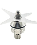 Beefed Up Ascent Blade Assembly 105733 Replacement For High Performance Blender showing stainless steel blades