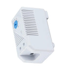 Adjustable 0-60 C Mechanical Thermostat With Normally Closed Switch For Heaters Fans And Control Circuits Rotary Dial Temperature Control For Precise Activation Trigger Easy Dial Setup Auto Shutoff And Safe Startup white plastic DIN rail thermostat with blue dial