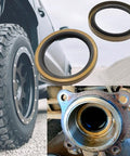 Rear Hub Bearing Seal And O Ring Kit for Toyota Tacoma 2003 Through 2024 showing parts and installation on vehicle