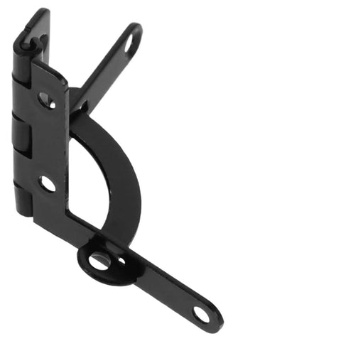 10 Piece Black Iron Cabinet Hinges Set for Boxes and Cabinets, Dope Decorative Concealed Style, Heavy Duty Metal Hinges