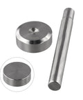 Dope Rivet Setting Kit For Leather Craft with 10mm steel punch and base tool for DIY bag and belt accessories
