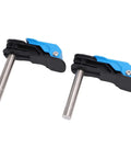 Two Pack Adjustable 19mm Bench Dog Hole Clamps For Woodworking Workbench Durable Engineered Plastic And Stainless Steel Construction