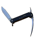 Grab-and-Go Deck Pocket Knife for Sailors and Outdoor Fans With Marlin Spike, open stainless steel blade and eyelet, compact multi-tool