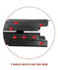 Beefy 2 Hole Steel Magazine Assembly For NR83A Nailers, 70 Nail Capacity, showing 7 weld spots on top size.