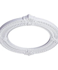 Benson Ceiling Medallion 13 1/8 Inch Exterior Diameter, 8 Inch Interior Diameter, 5/8 Inch Projection, Closeup View