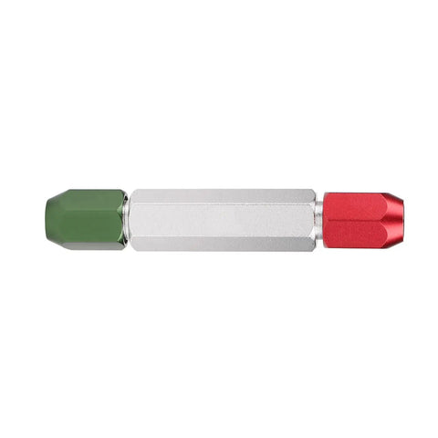 Rugged Double End Aluminum Alloy Pin Gage Handle For Go No Go Gauges, Handy Headspace Dimensional Gauge Holder, Plug Gauge Clamp, Range Block Accessories, 3 To 4mm Size, Built Tough And Easy To Use.