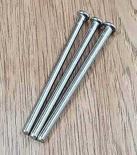 Three And A Half Inch Hinge Pins For Doors In Satin Nickel Finish Pack Of Three For Interior And Residential Doors