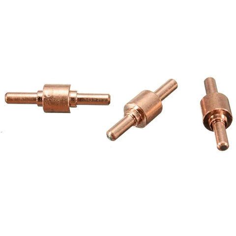 Solid Pack Of 50 Pieces Plasma Cutter Consumable Electrodes Tips And Nozzles Fits Cut40 Cut50 Lgk40, copper tips for plasma cutting