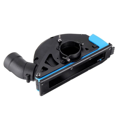 Rugged Universal Angle Grinder Dust Collection Shroud For 4 To 5 Inch Grinders Featuring Quick Swap Buckle and 360 Degree Swivel Hose Adapter