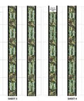 Slick Forest Camo Bible Tabs For Study Bibles And Journals With Dope Self Adhesive Backing Quick Reference Index Stickers set layout.