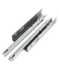 Two Piece Bottom Mount Drawer Slides for Furniture, metal drawer rails, heavy duty under mount glide, slim hidden hardware