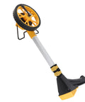 Distance Measuring Walking Wheel Digital Counting Device Foldable for with durable anti-slip wheel and adjustable handle.
