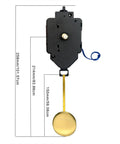 All In One Clock Repair Kit With Quartz Movement Pendulums And Chimes For Home Decor Projects Precision Clock Parts Easy Install And Repair