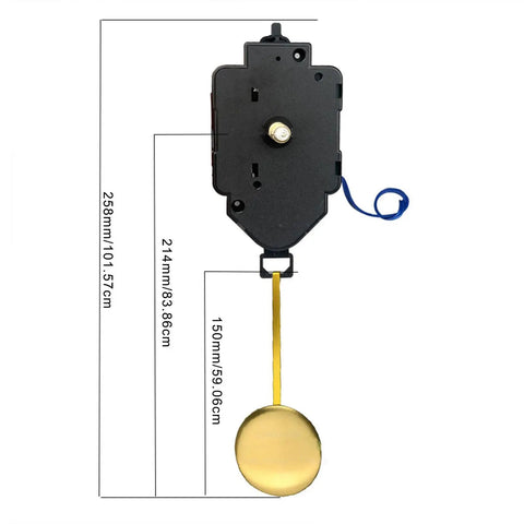 All In One Clock Repair Kit With Quartz Movement Pendulums And Chimes For Home Decor Projects Precision Clock Parts Easy Install And Repair