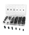 Awesome 80 Piece Rubber Vacuum Line Hose Boot Assortment Kit Set For Cars That Looks Fresh And Fights Leaks To Keep Your Engine Running Smooth With Easy Install And Perfect Factory Fit Specs. black rubber vacuum hose boot kit in case, assorted sizes