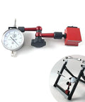 Pro Grade Dial Indicator With Magnetic Holder And Universal Stand for table setup and precision measurement tools.
