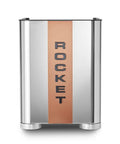 Level Up Your Home Barista Setup With This Sleek Copper And Chrome Espresso Machine Paired With A Silent Conical Burr Grinder In A Complete Bundle crafted sleek Rocket espresso machine with copper and chrome accents.