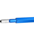 Heavy Duty PVC Skiving Knife With Spare Blades For Floor Welding Jobs, Aluminum alloy electrode leveler tool in blue.