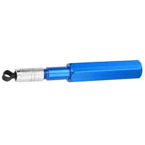 Blue ergonomic handle of Floor Welding Tools Kit With Ergonomic Grip For PVC Floor Work Skiving Knife Pro Grade Cutting Blade Tool