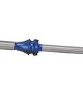 High Hardness Tungsten Steel Router Bit 1/4 Shank Pro Woodworking Tool for MDF And Hardwood Cutting, blue and silver design.