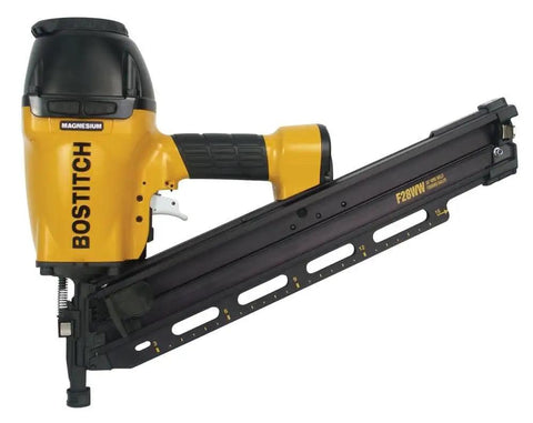 Professional Pneumatic Framing Nailer Shoots Clipped Nails No Sweat With Quick Depth Dial And Layout Marks Slim Mag Body