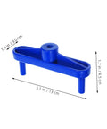 Professional Two Piece Woodworking Scribe Set Featuring Slick Ergonomic Center Scriber And Multi Function Marking Gauge For Furniture Creators Getting Spot On Results Without A Hitch, blue handheld center locator.