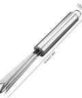 Pro Grade Stainless Steel Pineapple Eye Remover Tool With V Shaped Cutter, Multipurpose Pineapple Eye Clip, 18.5cm length