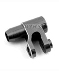CNC aluminum caster block for Traxxas X-Maxx 1/5 RC Upgrade Parts Kit for 6S 8S monster truck, black component close-up