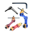 Universal Adjustable Work Stop Locator Built Tough For Cnc Mill And Lathe Machinery featuring various tool components.