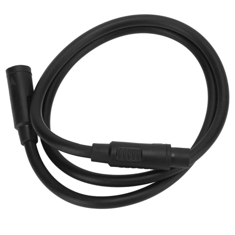 Durable 60cm Ebike Extension Cable 8 Pin 8 Core Motor Throttle and Brake Sensor Extension Harness for Electric Bike Conversion Kit with Dope Premium Build and Easy Install, coiled view.