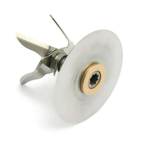 Beast 6 Point Fusion Blender Blade Kit With Rubber Seal Gasket And Jar Base Replacement Parts in stainless steel finish