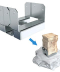 20 Pack 4x4 Post Base With 1 Inch Standoff, Deck Post Anchor Kit for Fence, Handrail, Railing, Pergola Brackets, Galvanized Steel