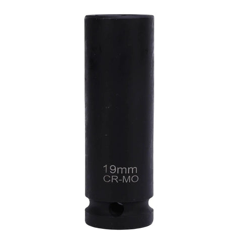Heavy Duty 19mm Thin Wall Impact Lug Nut Socket Set With Wheel Protection Design Keeps Fasteners Safe From Rounding Even Under Heavy Torque For Reliable Auto Repair Vibes 19mm CR-MO socket