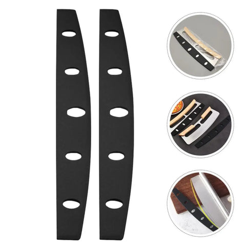 Pizza Cutter Guard Set 10 Pack Half Moon Edge Protectors Grab And Go Portable Universal Knife Guards PP Material Knife Sleeve