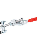 Heavy-Duty Double Headed Push Pull Toggle Clamp with 65.5mm Stroke and 700 Lbs Clamping Force, iron construction, rubber heads