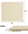 Grab This Heavy Duty 14 By 16 Inch Rectangular Cordierite Pizza Stone For Oven Bbq And Grill With Exclusive Patented Heat Spiral